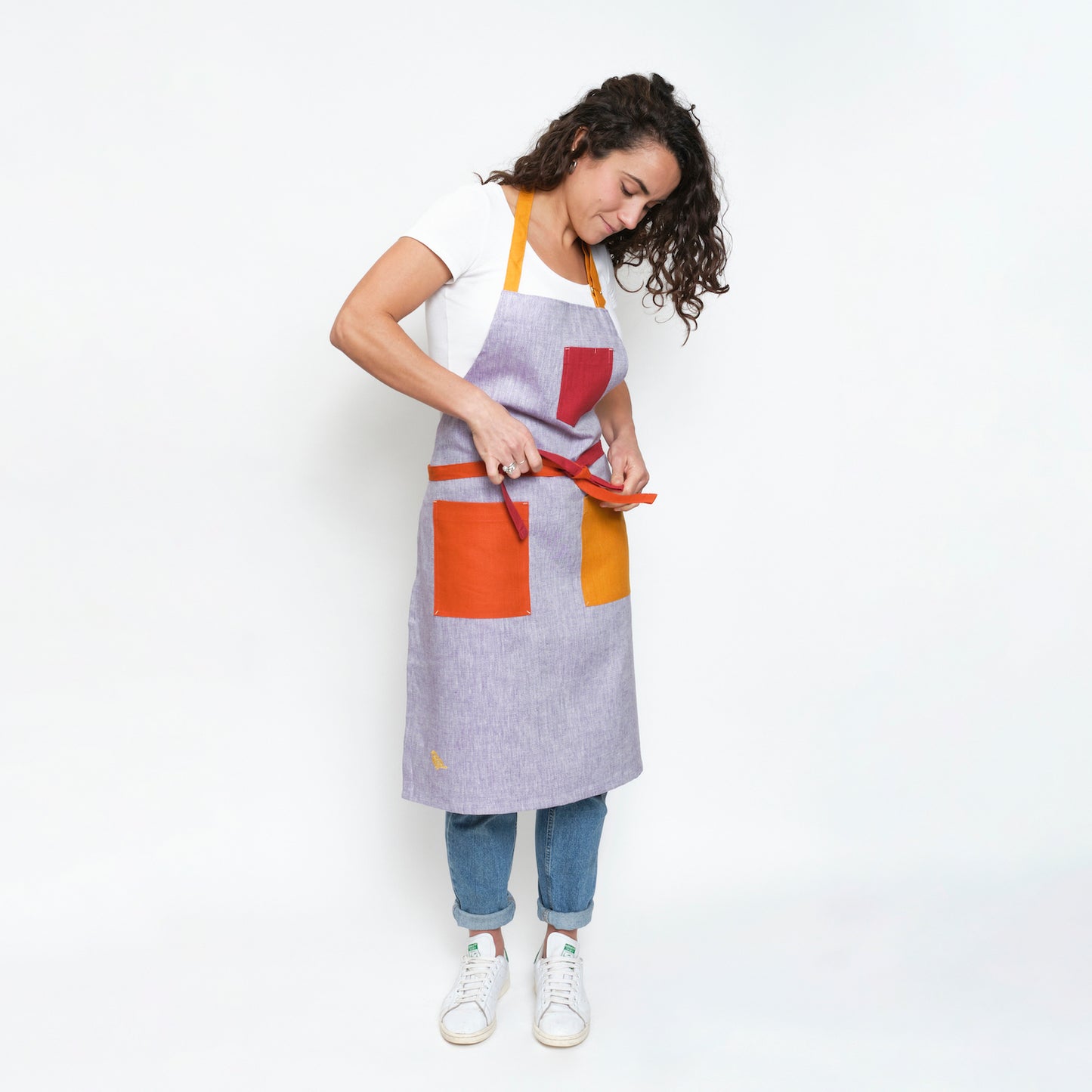 Purple Rainbow Apron