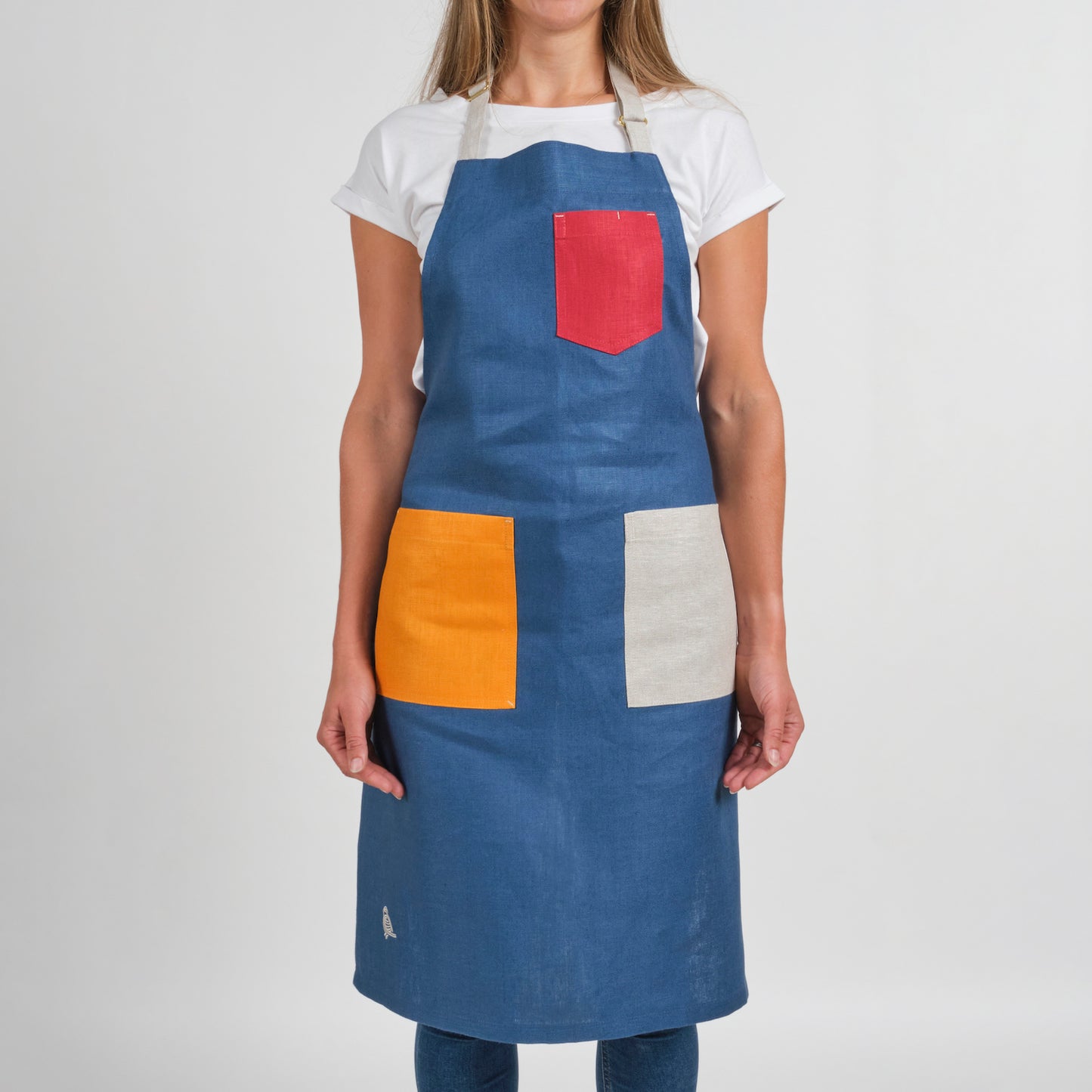 Blue Rainbow Apron