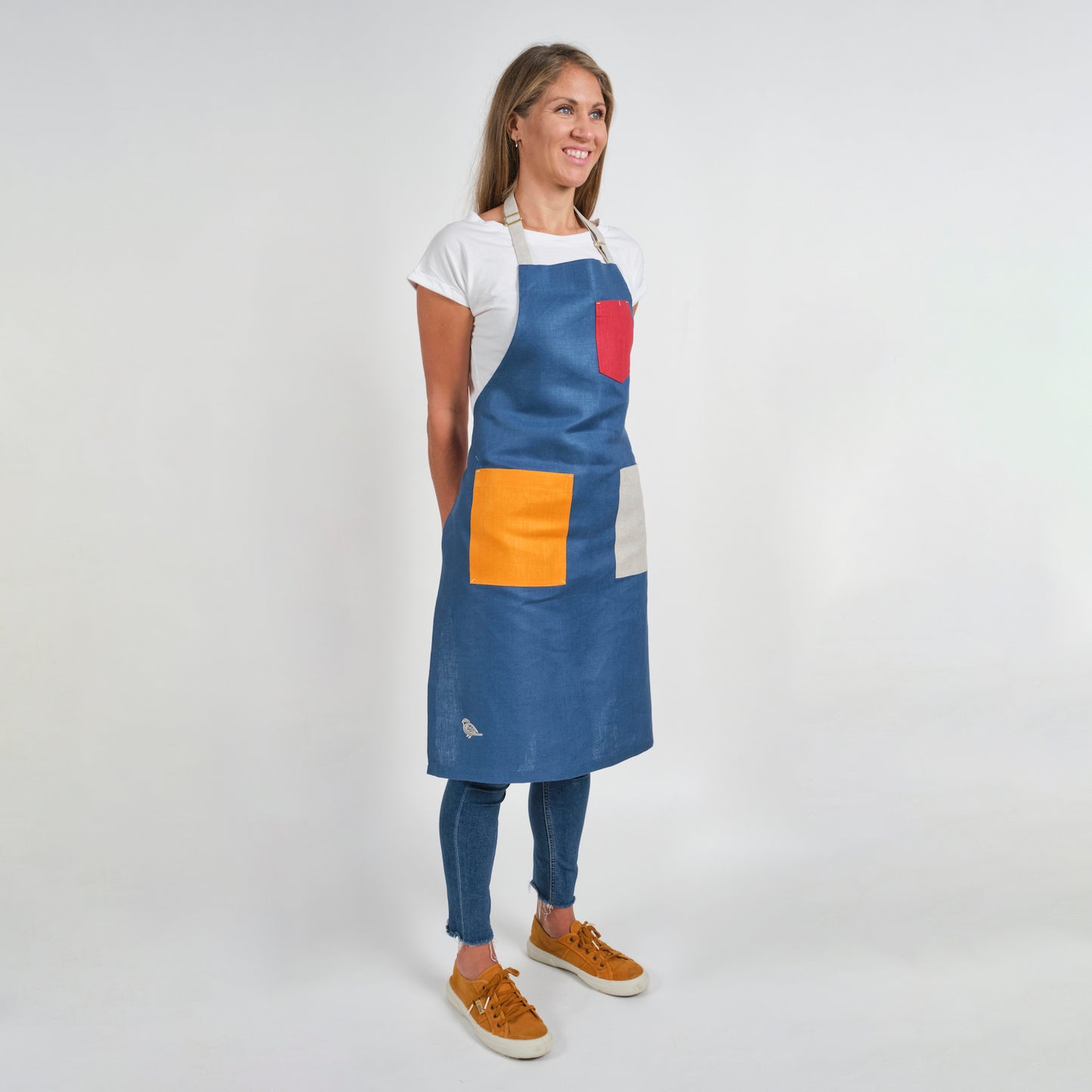 Blue Rainbow Apron