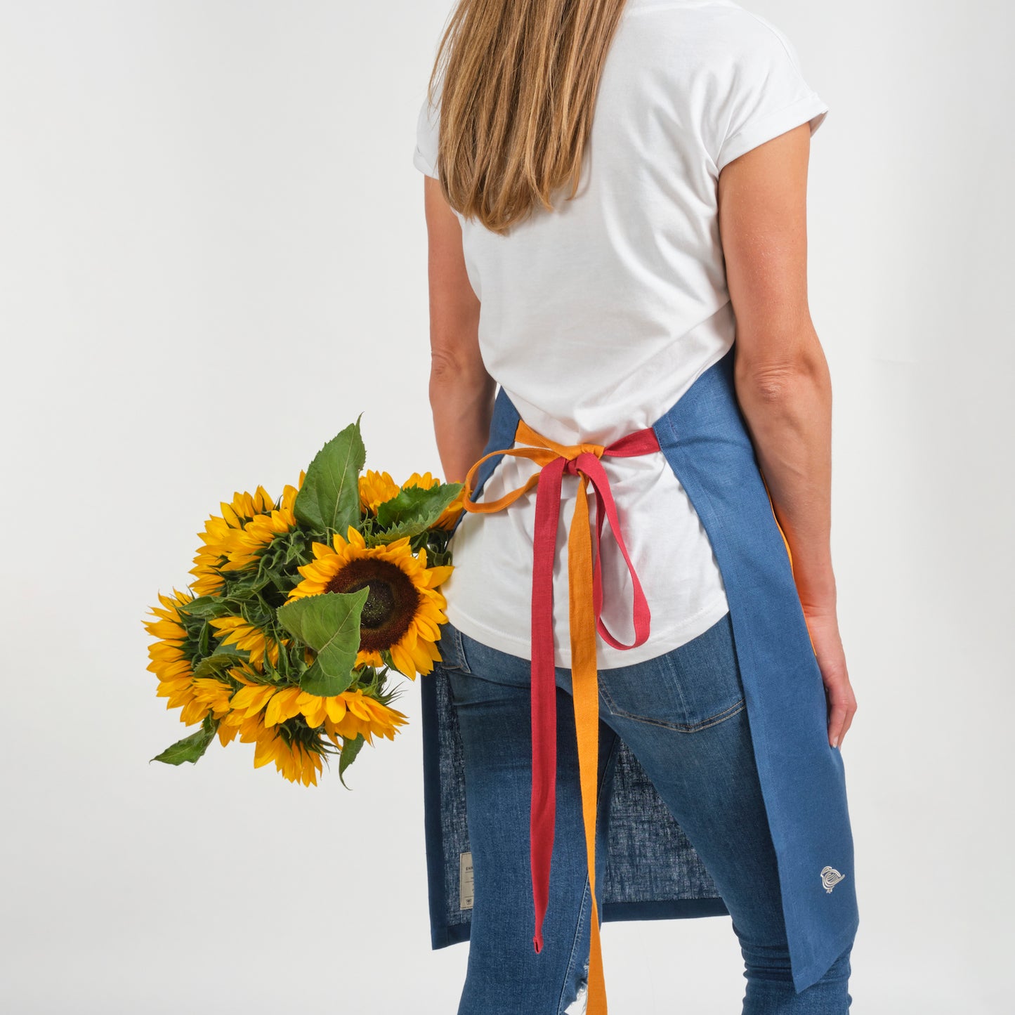 Blue Rainbow Apron