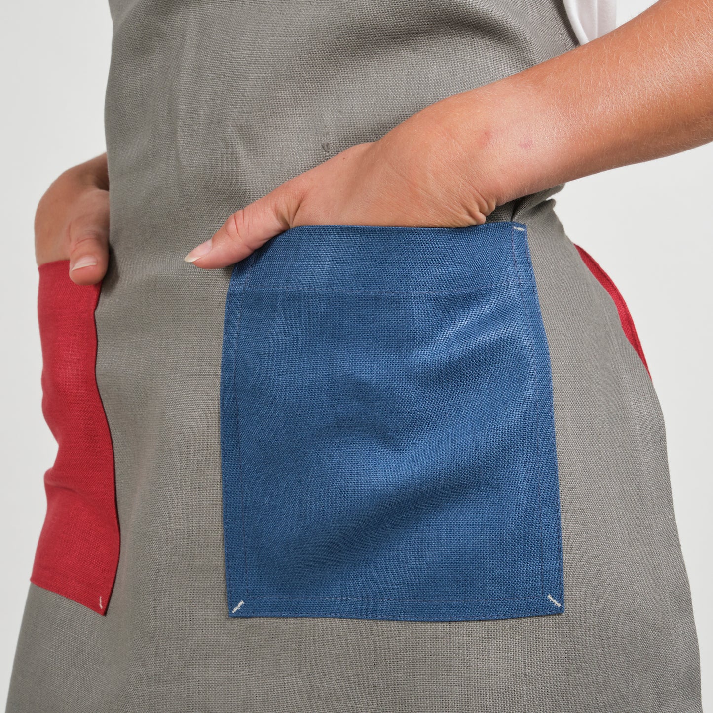 Grey Rainbow Apron