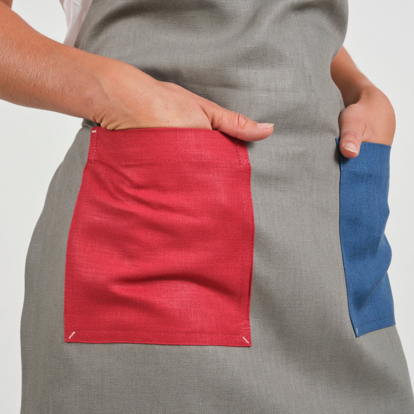 Grey Rainbow Apron