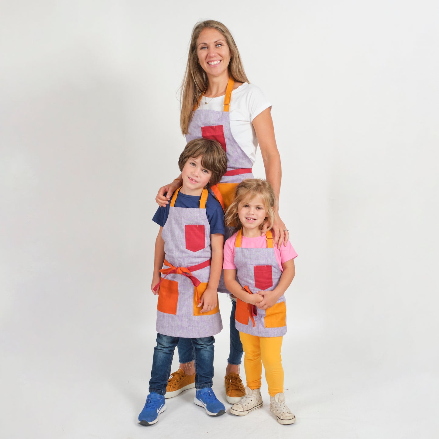 Purple Rainbow Apron