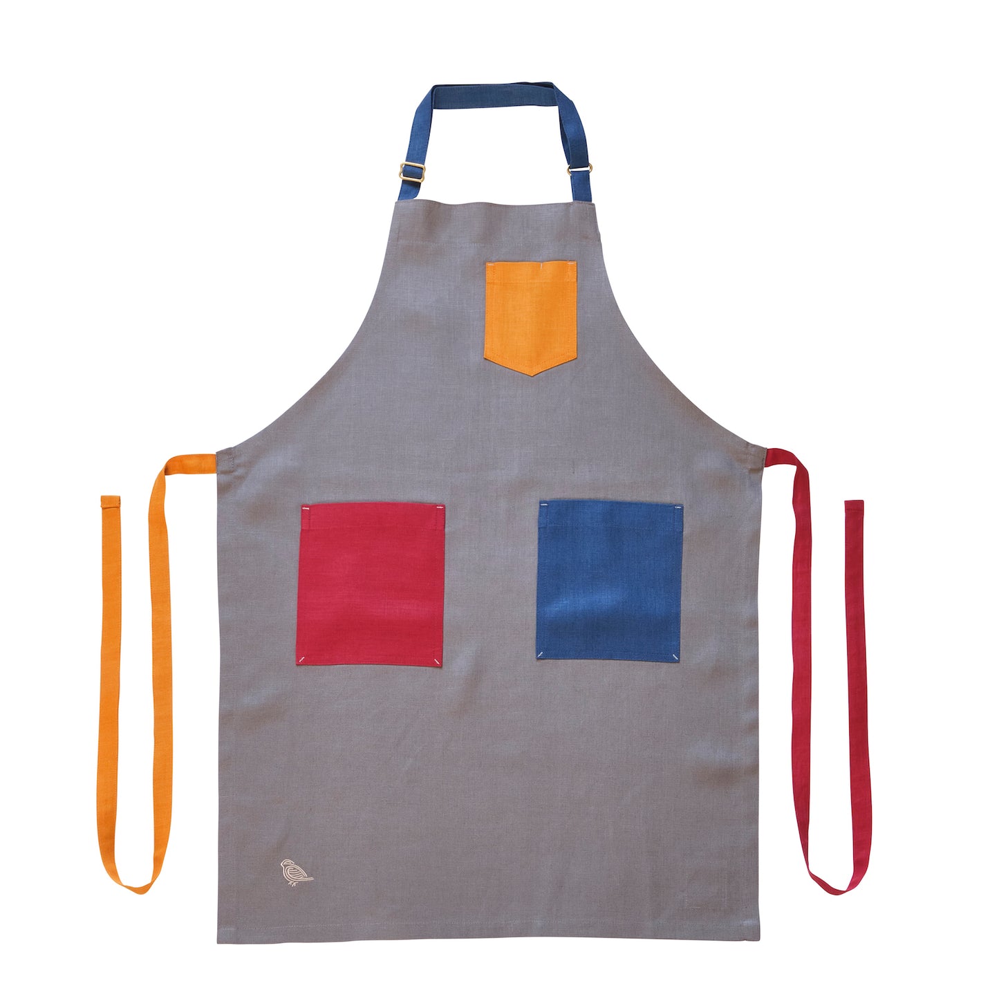 Grey Rainbow Apron