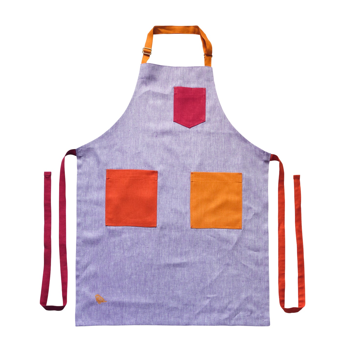 Kids Purple Rainbow Apron