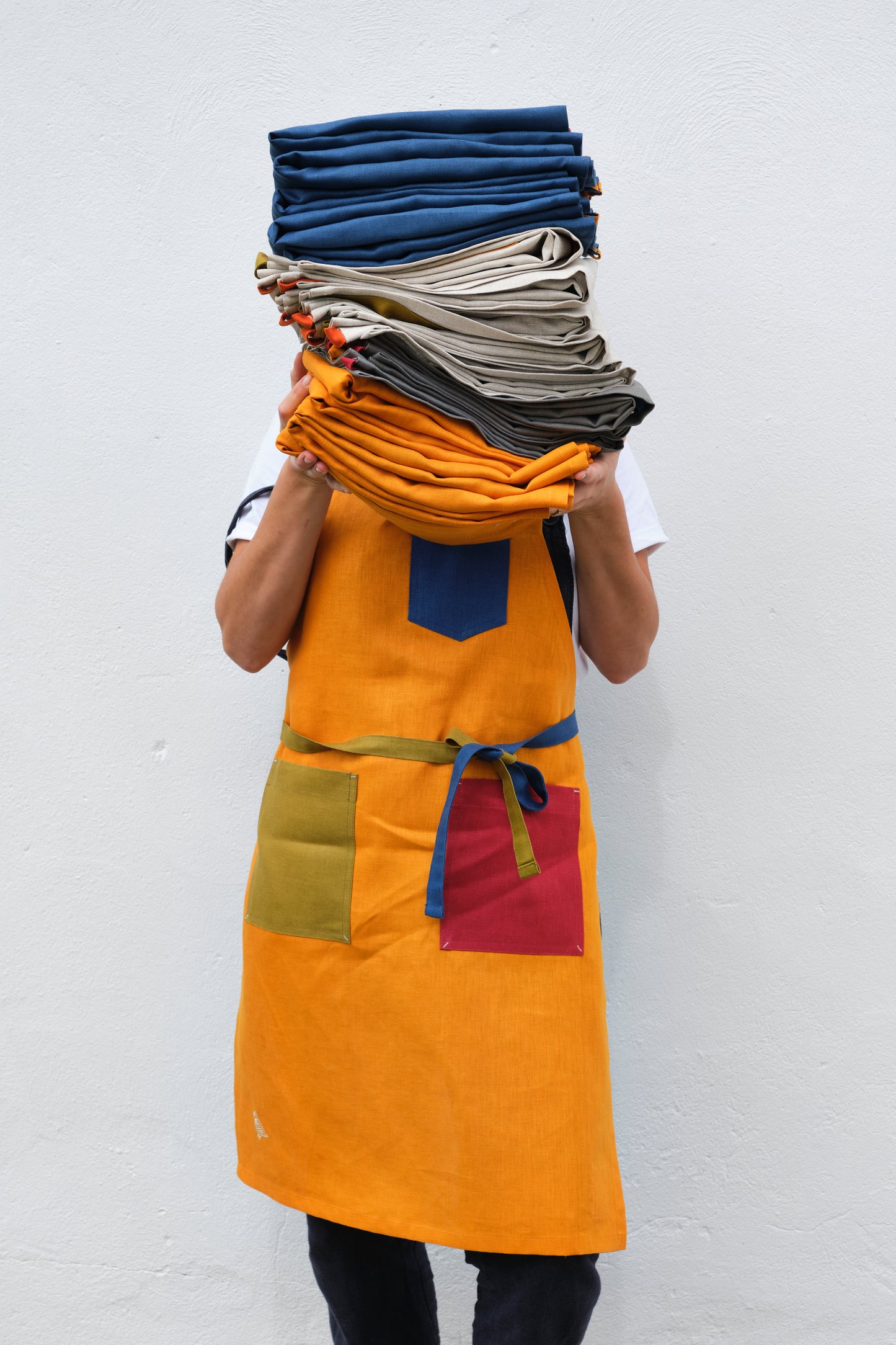 Turmeric Rainbow Apron