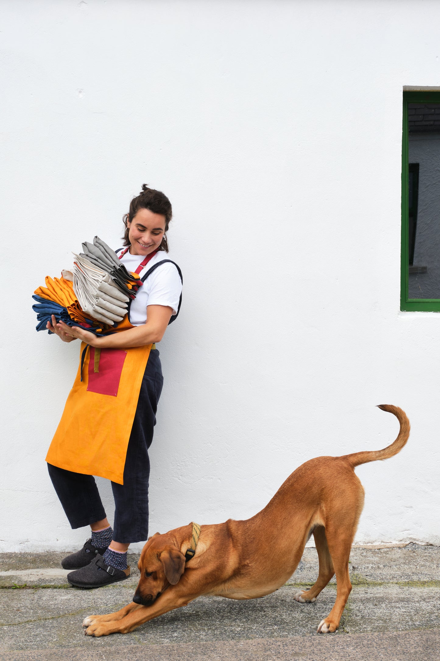 Turmeric Rainbow Apron