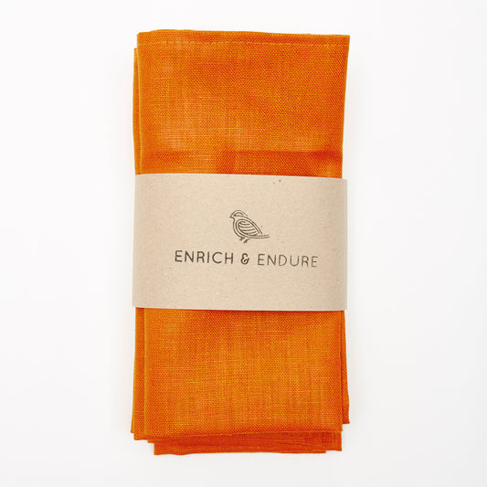 Orange Napkins